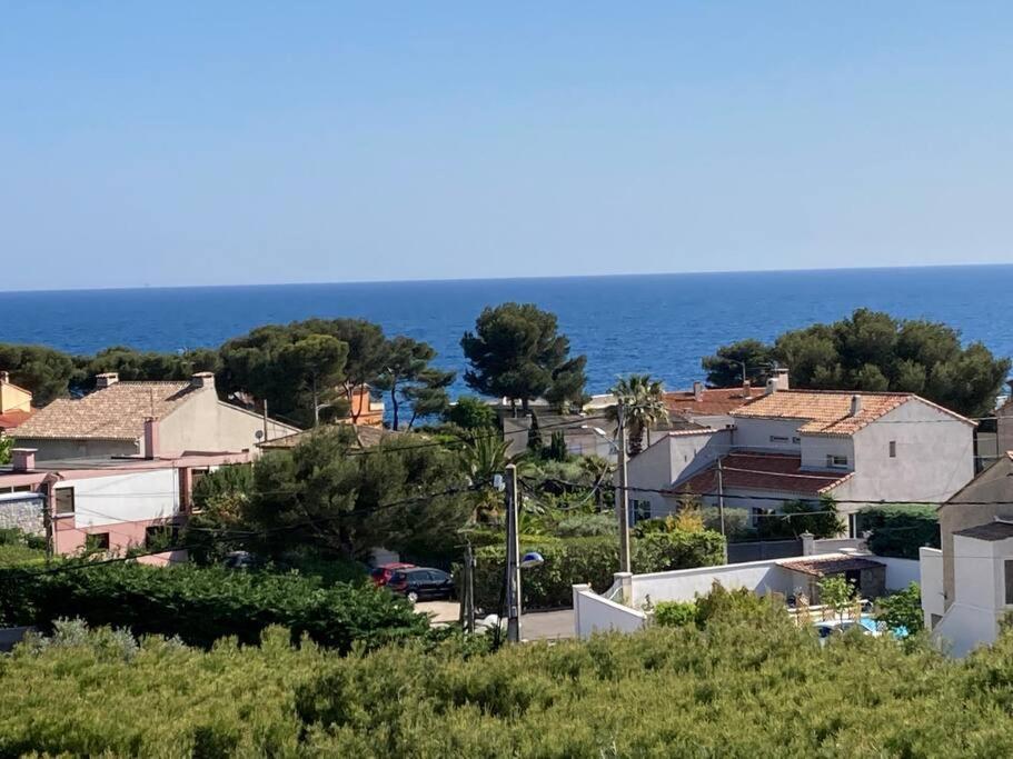 Appartement 2 Chambres Terrasse Vue Mer Carry-le-Rouet Dış mekan fotoğraf